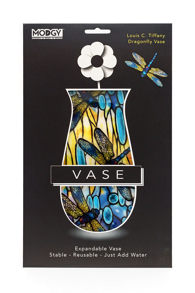 Modgy Expandable Vase - Louis C. Tiffany Dragonfly