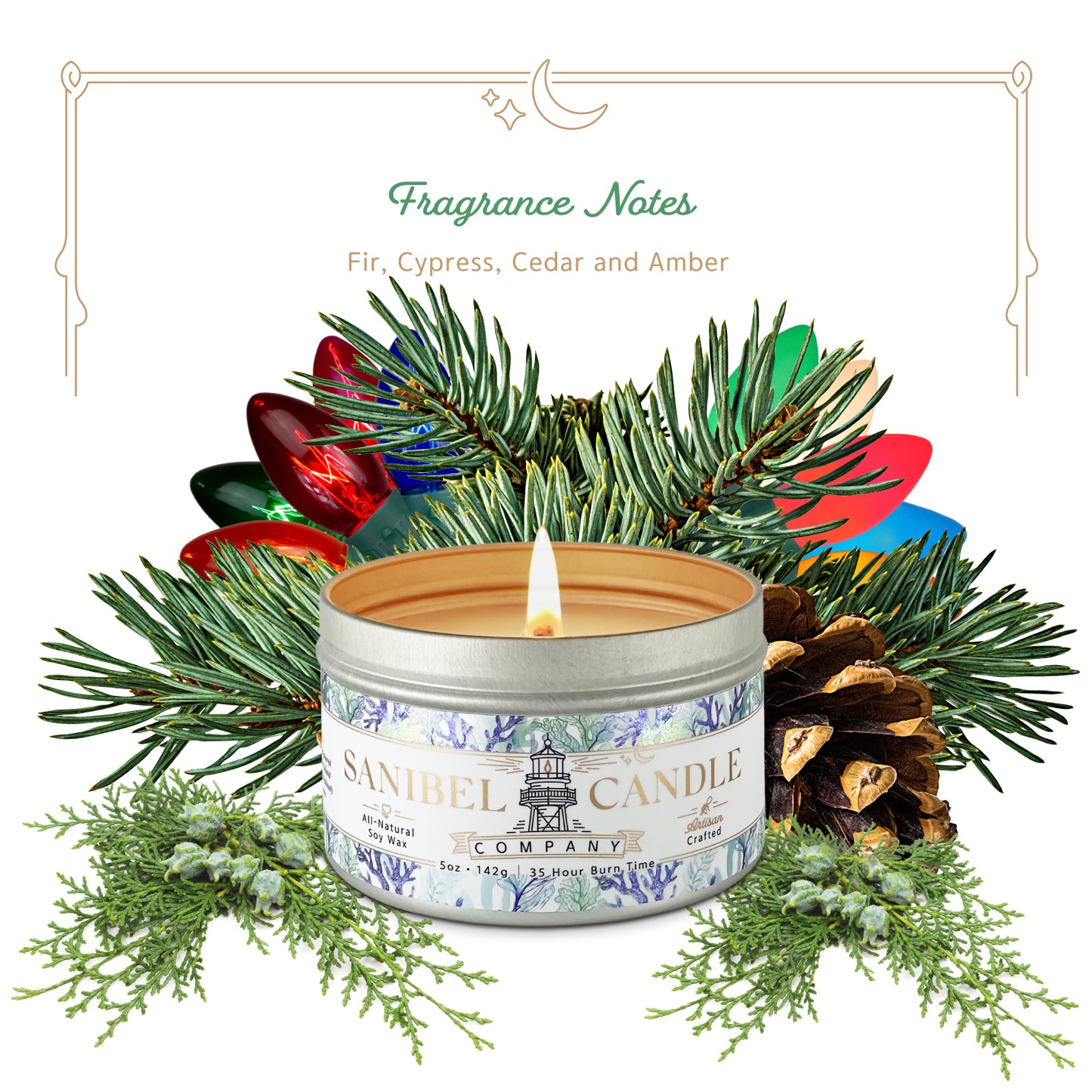 Pine Island Christmas Tree - Signature Candle - 5 oz Tin