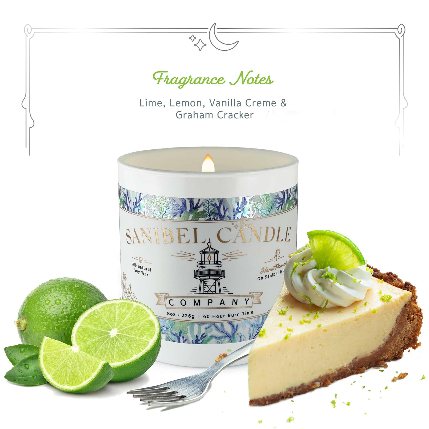 Key Lime Pie - Signature Candle - 8 oz