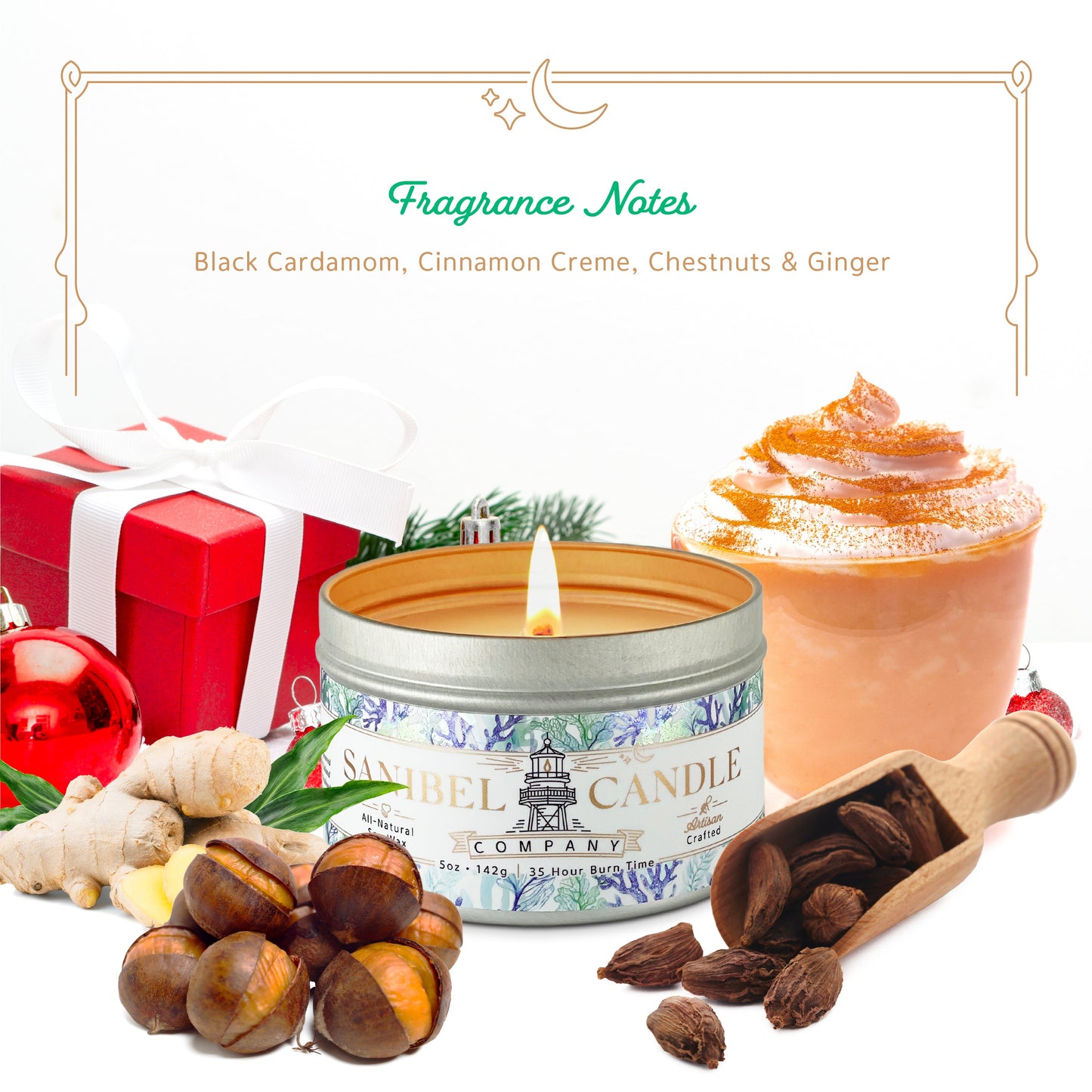 Sanibel Christmas - Signature Candle - 5 oz Tin