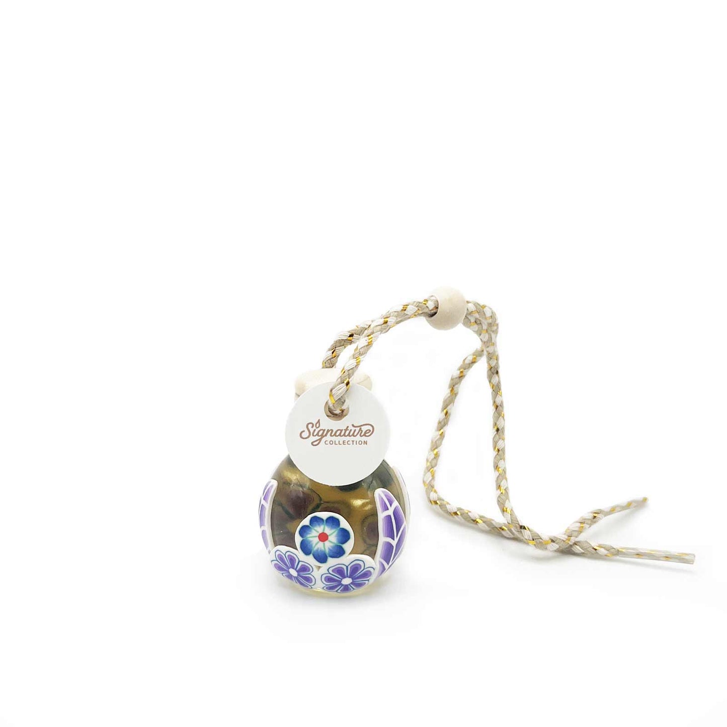Sanibel Candle Company - Hanging Glass Floral Diffuser Bottle