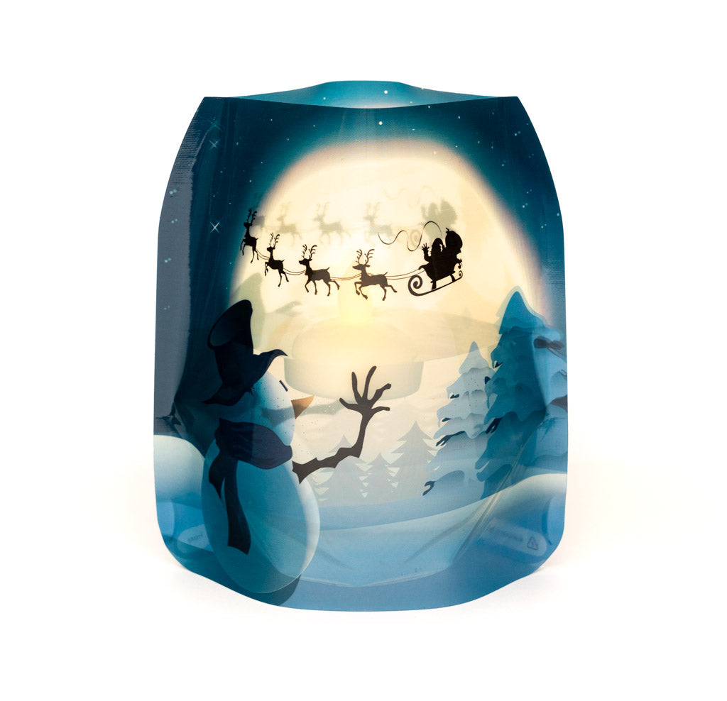 Modgy Luminary Lantern - Frosty - Snowman Christmas Holiday Luminary