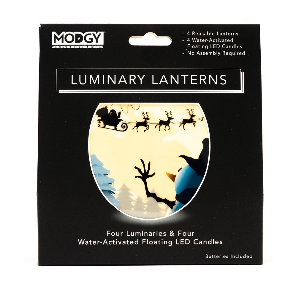 Modgy Luminary Lantern - Frosty - Snowman Christmas Holiday Luminary