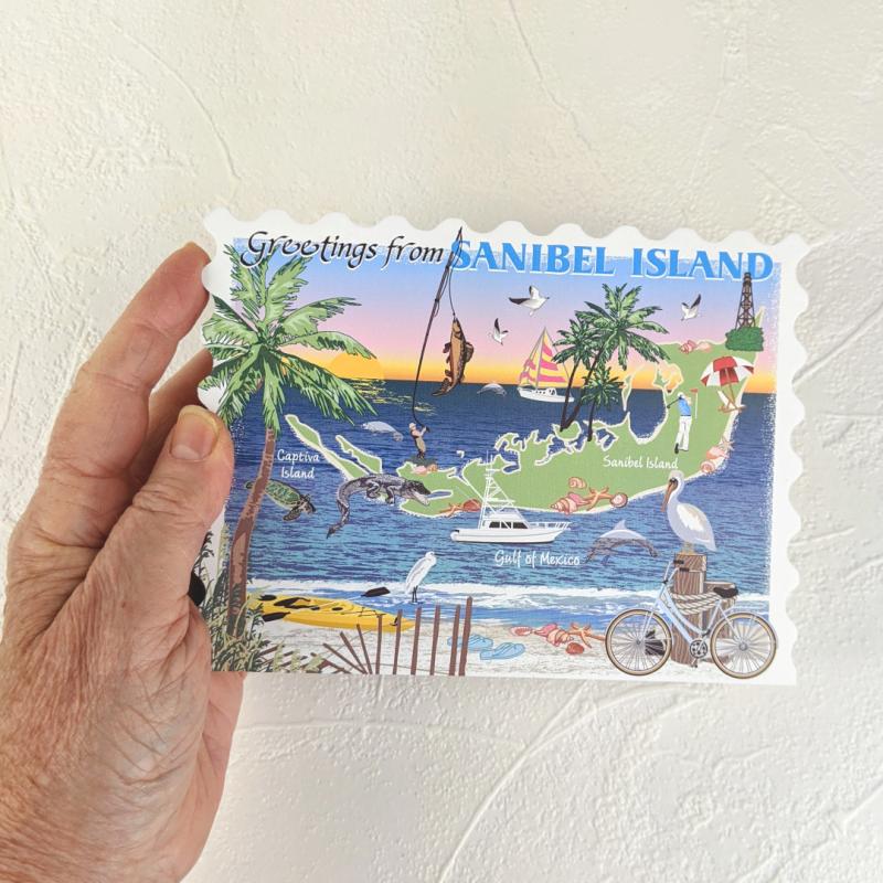 Postcard of Sanibel/Captiva Islands, Florida - Shelf Sitter
