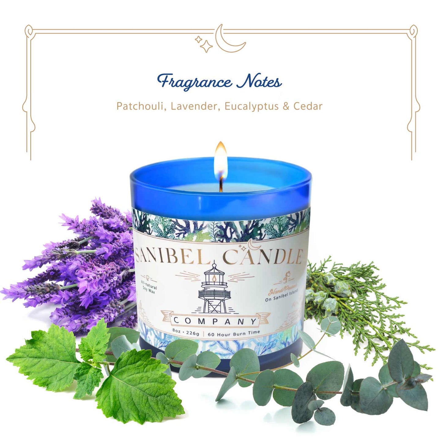 Sanibel Candle Company - Tarpon Bay Moonlight - Signature Candle - 8 oz