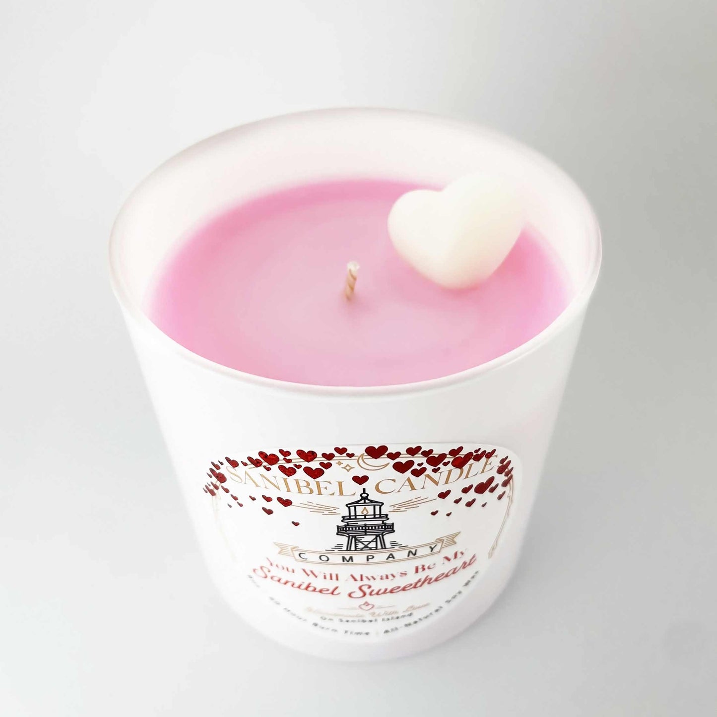 Sanibel Candle Company - Sanibel Sweetheart - Valentine's Day Candle - 8 oz
