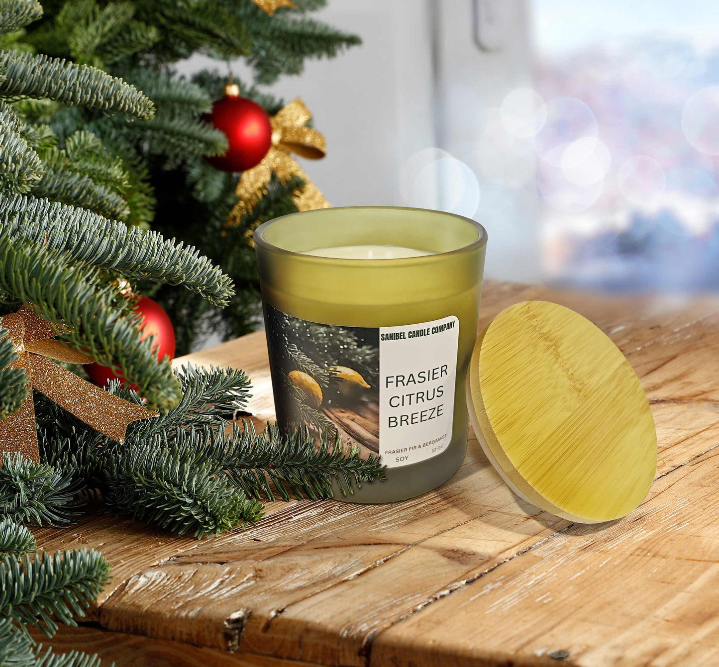 Frasier Citrus Breeze - Christmas Candle Collection - 12 oz