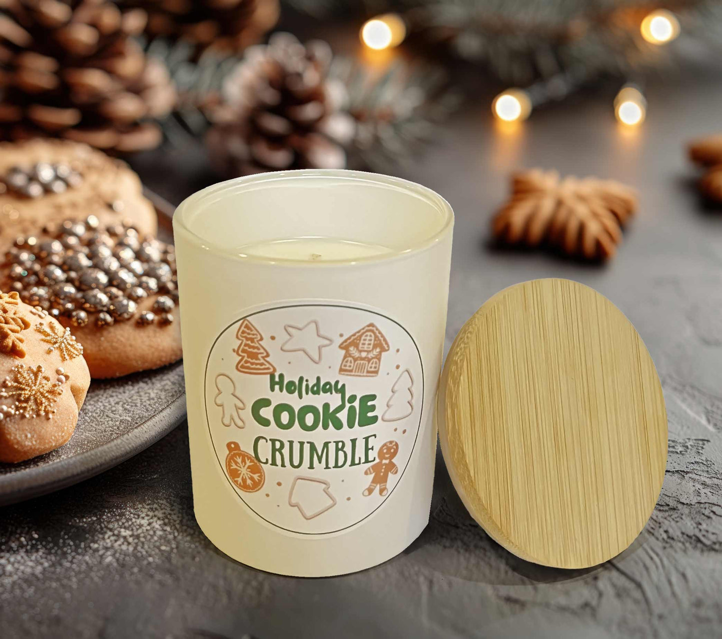 Holiday Cookie Crumble - Christmas Candle Collection - 6 oz