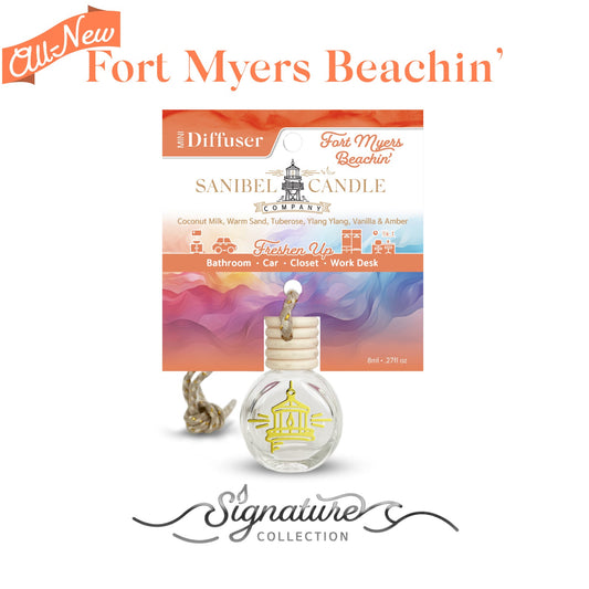 Mini Hanging Diffuser - Fort Myers Beachin’