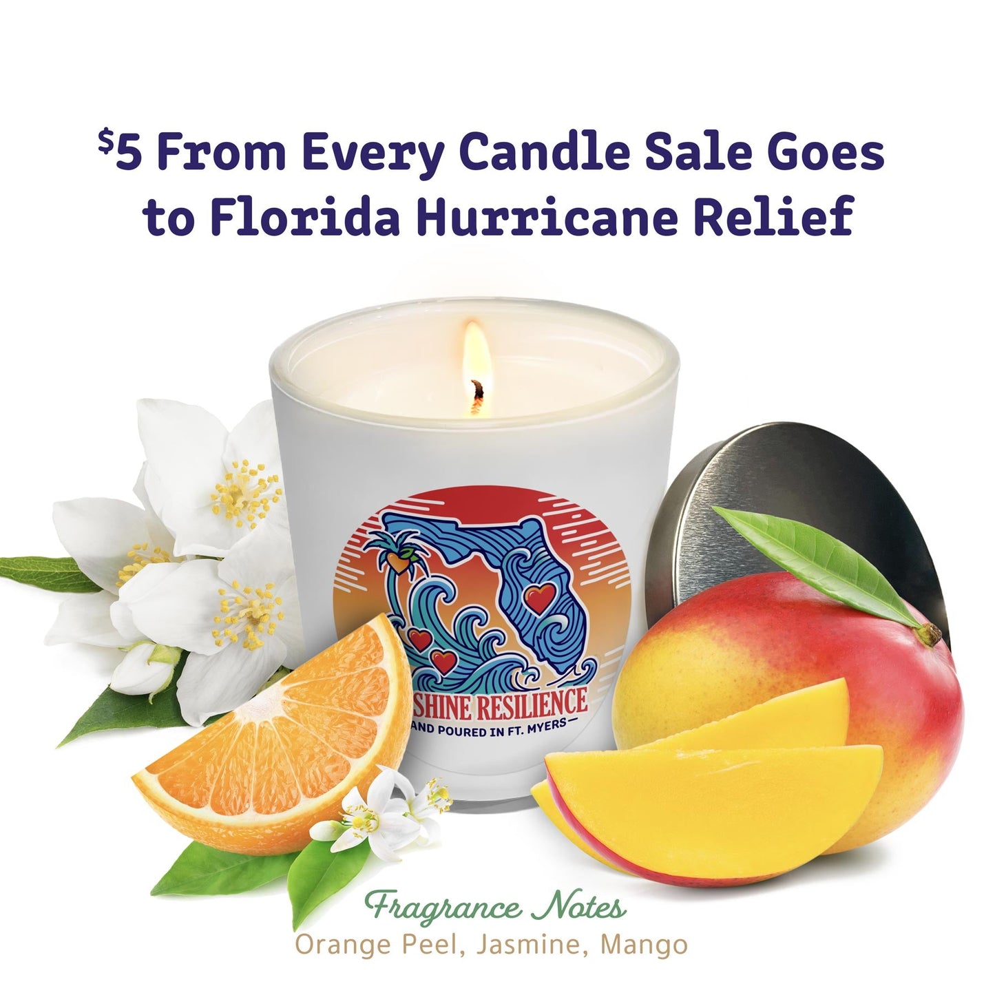 Florida Sunshine Resilience - 12 oz Candle