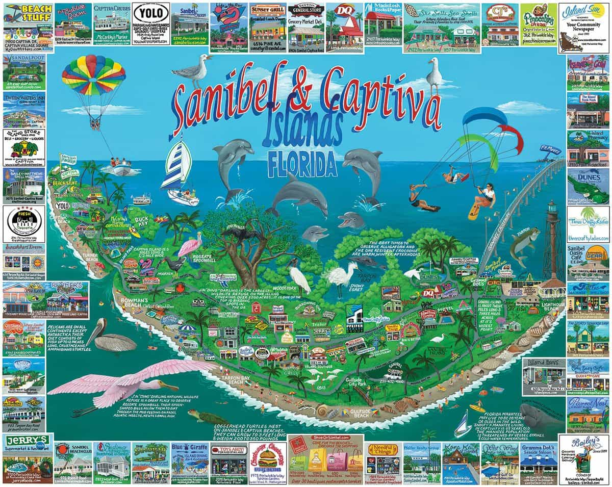 Sanibel & Captiva Islands - 1000 Piece Puzzle