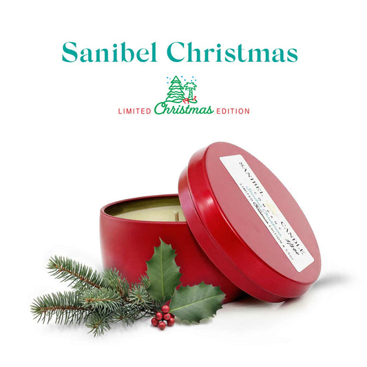 Sanibel Candle Company - Sanibel Christmas - Christmas Candle - 6.5 oz Tin