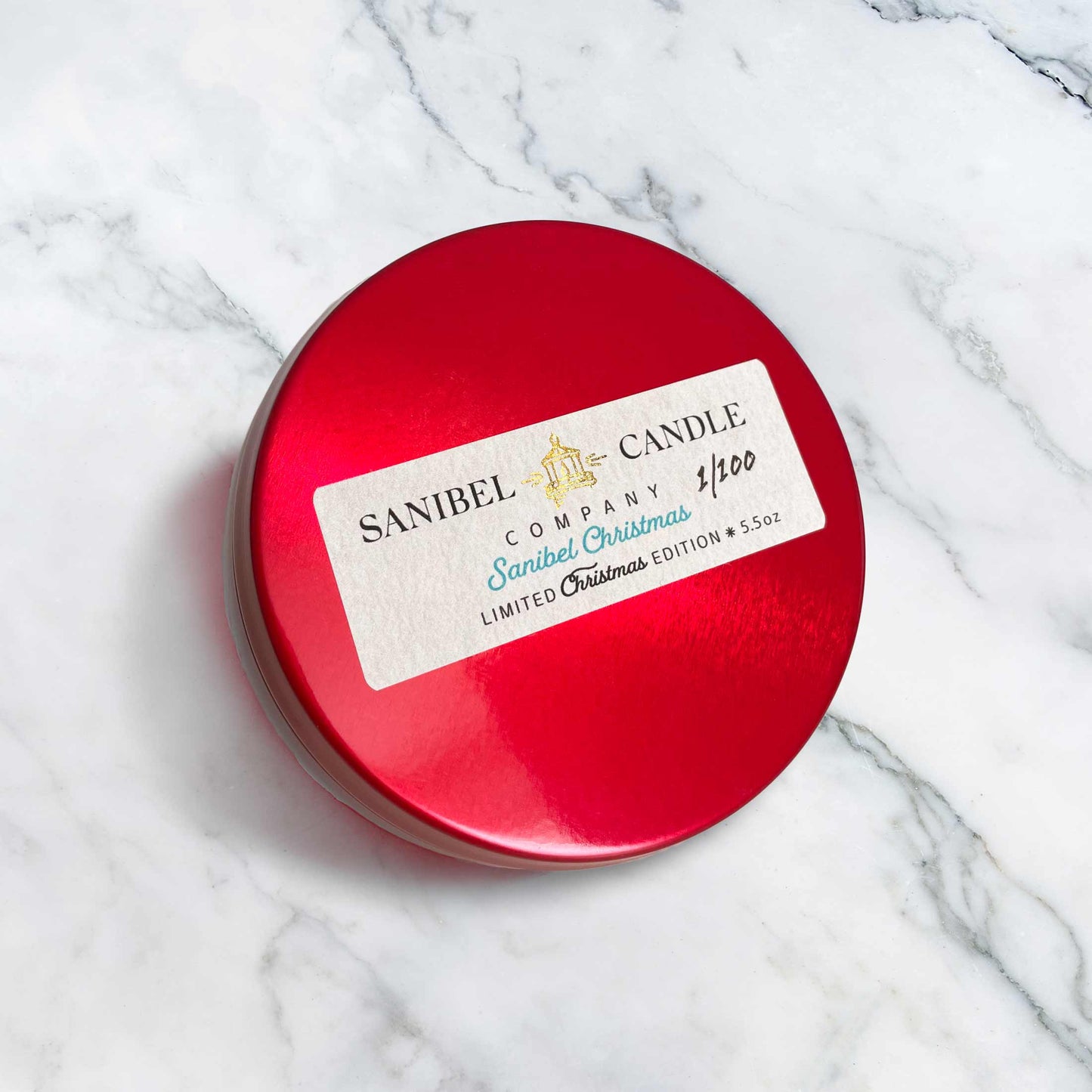 Sanibel Candle Company - Sanibel Christmas - Christmas Candle - 6.5 oz Tin