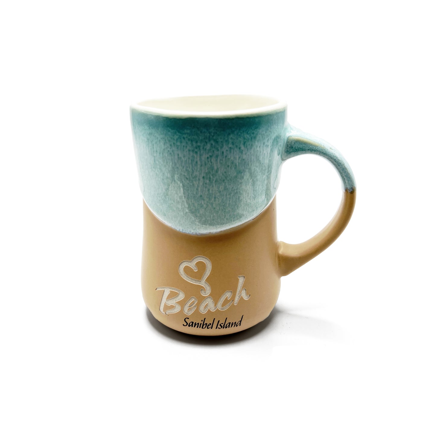 Sanibel Island - Heart Beach Wave - Coffee Mug