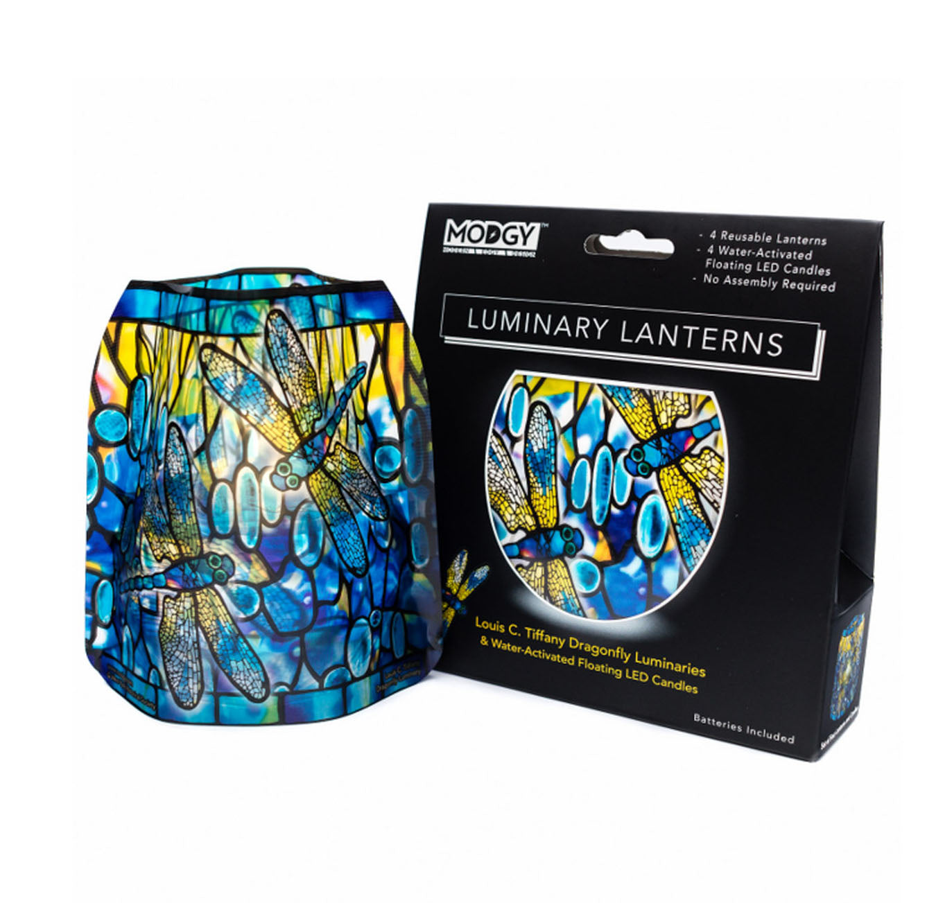 Modgy Luminary Lantern - Louis C. Tiffany Dragonfly