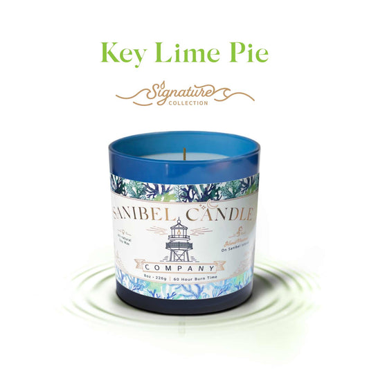 Sanibel Candle Company - Key Lime Pie - Signature Candle - 8 oz