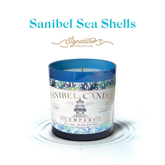 Sanibel Candle Company - Sanibel Sea Shells - Signature Candle - 8 oz