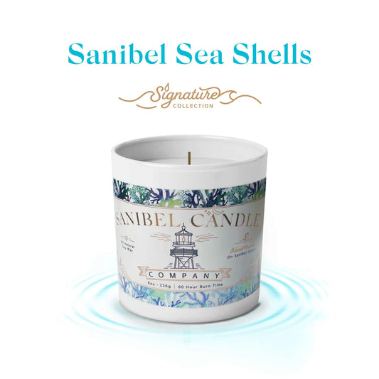 Sanibel Candle Company - Sanibel Sea Shells - Signature Candle - 8 oz