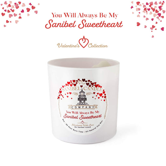 Sanibel Candle Company - Sanibel Sweetheart - Valentine's Day Candle - 8 oz